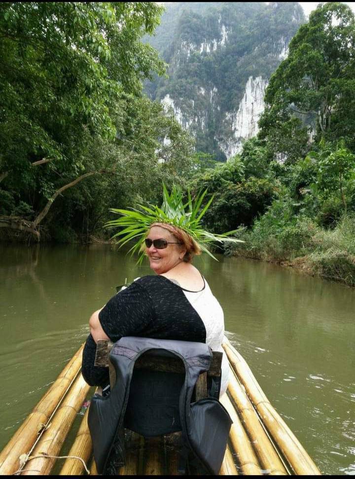 Guests trekking through the jungle on the Khao Sok Jungle Day Trip