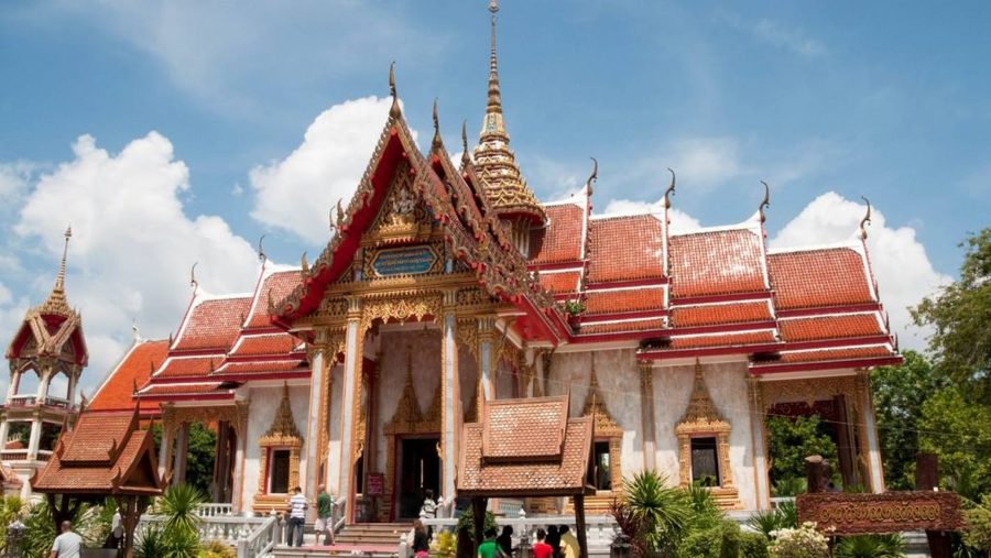 Wat Chalong, one of Phuket's most important Buddhist temples